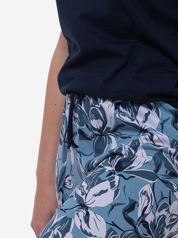 Ammann Pyjama 'Night & Home' in Blauw