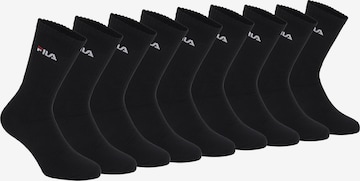 FILA Socks in Black: front