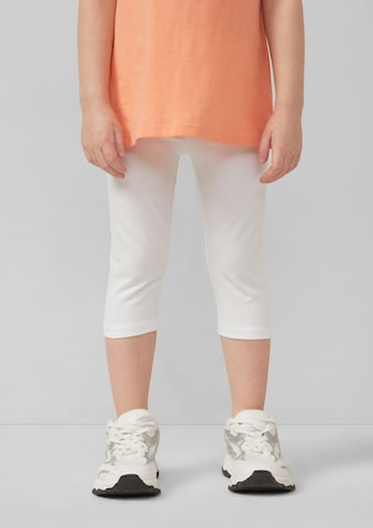 Coupe slim Leggings s.Oliver en blanc