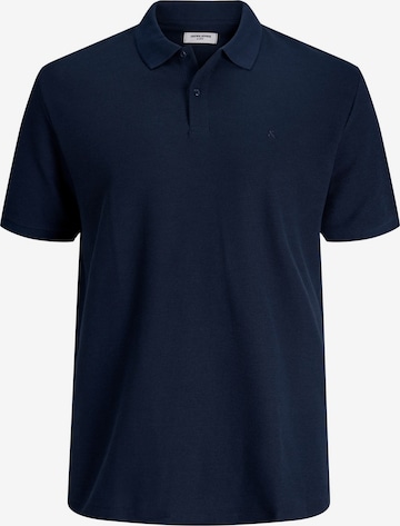 Jack & Jones Plus Poloshirt 'JJEAustin' in Blau: Vorderseite