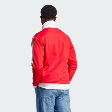 Giacca di felpa 'Adicolor Classics Beckenbauer' di ADIDAS ORIGINALS in rosso