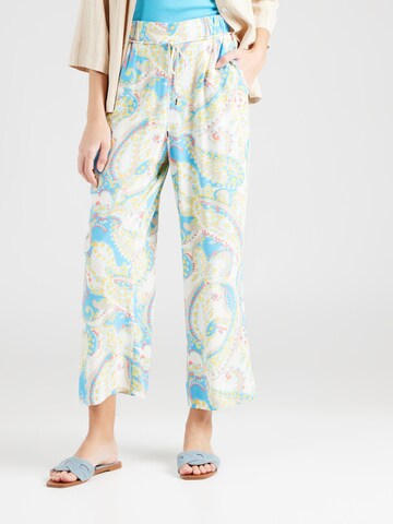 s.Oliver BLACK LABEL Wide leg Trousers in Beige: front