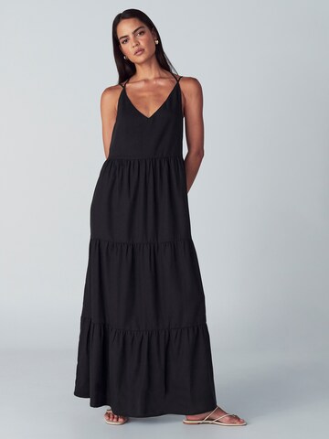 Willa Kleid 'Ebla' in Schwarz: Vorderseite