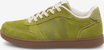 Baskets basses 'Bjork' WODEN en vert : devant