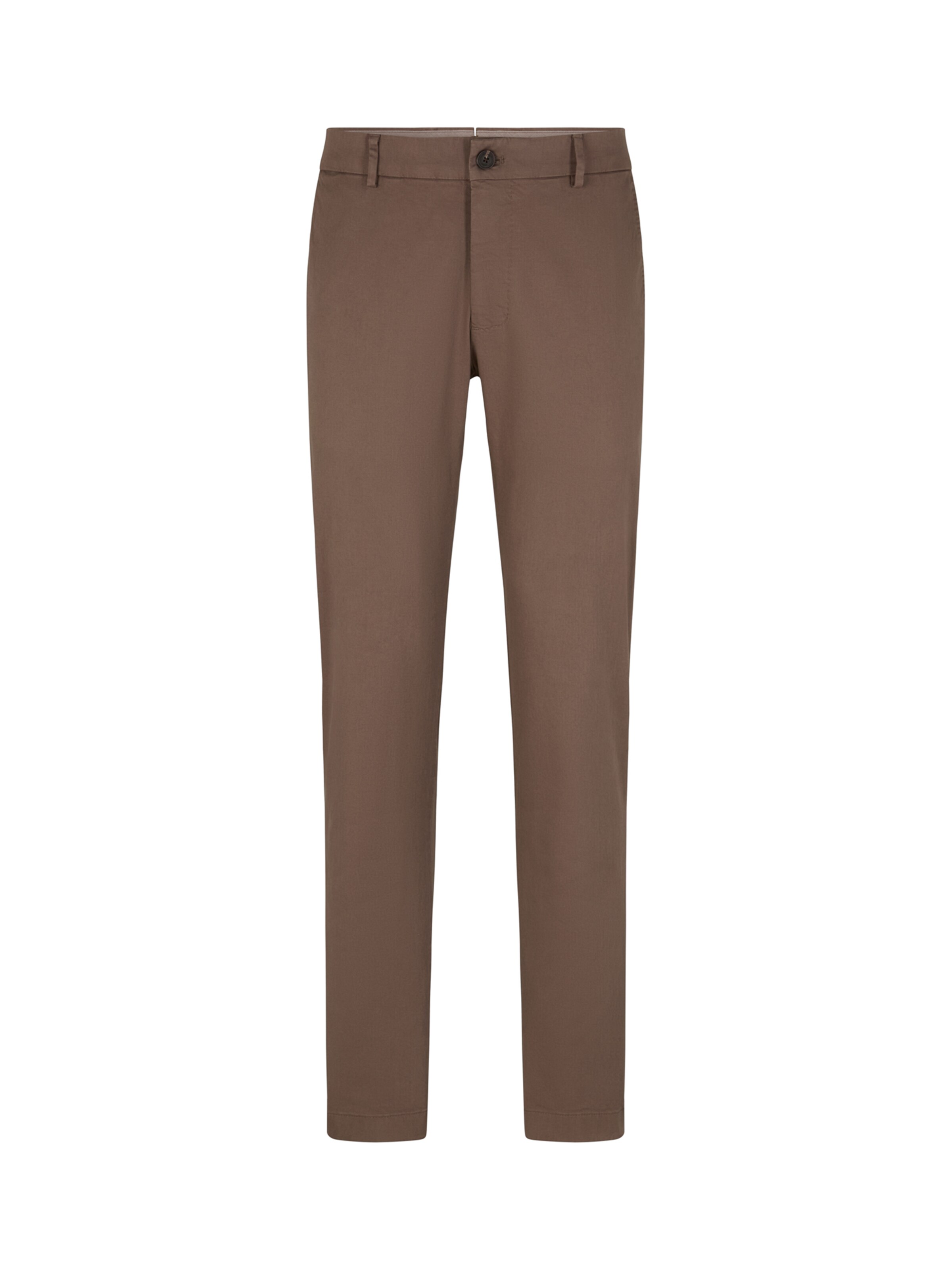 Coupe slim Pantalon chino 'Hank' JOOP! en marron : devant