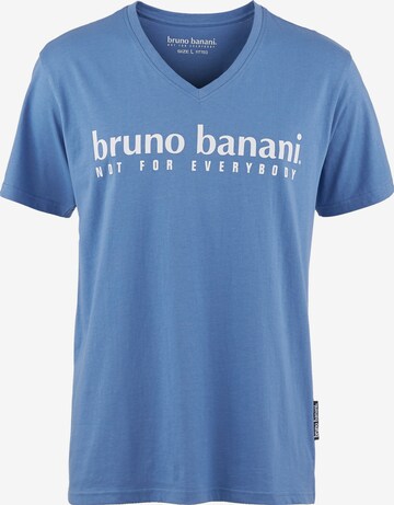 BRUNO BANANI Shirt 'Battle' in Blauw: voorkant