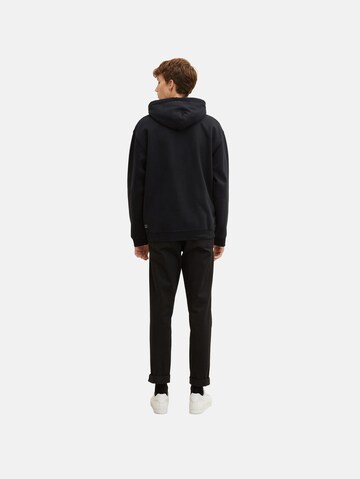 TOM TAILOR DENIM Sweatshirt in Black