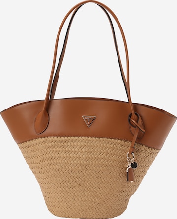 Cabas 'VENERE LARGE TOTE' GUESS en marron : devant
