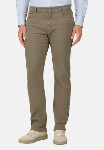 Boggi Milano Regular Jeans in Beige: Vorderseite