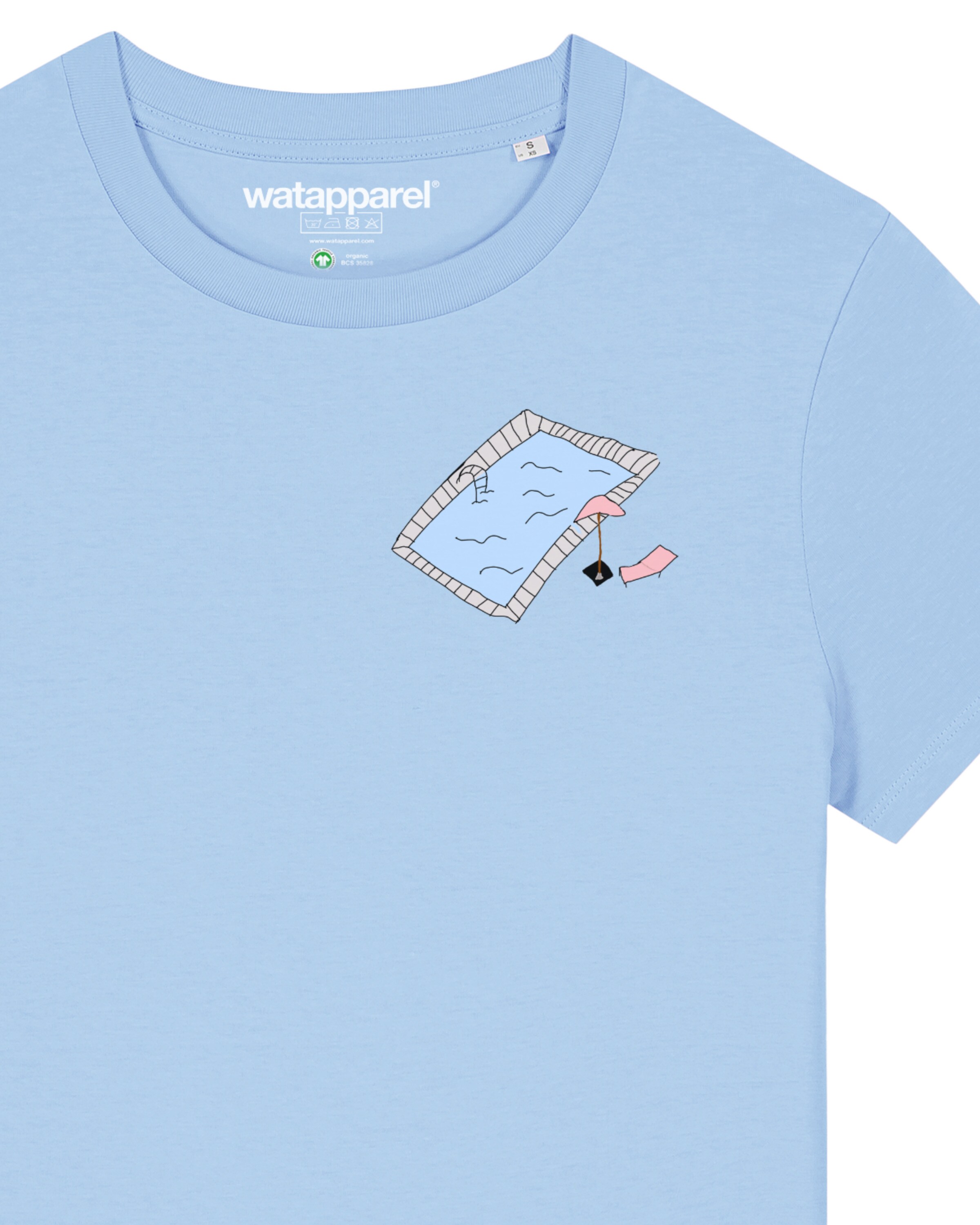 T-shirt Watapparel en bleu
