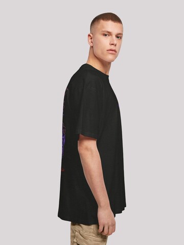 T-Shirt 'Japanese And Dragon Fire' F4NT4STIC en noir