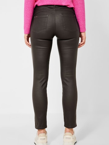 Coupe slim Pantalon STREET ONE en marron