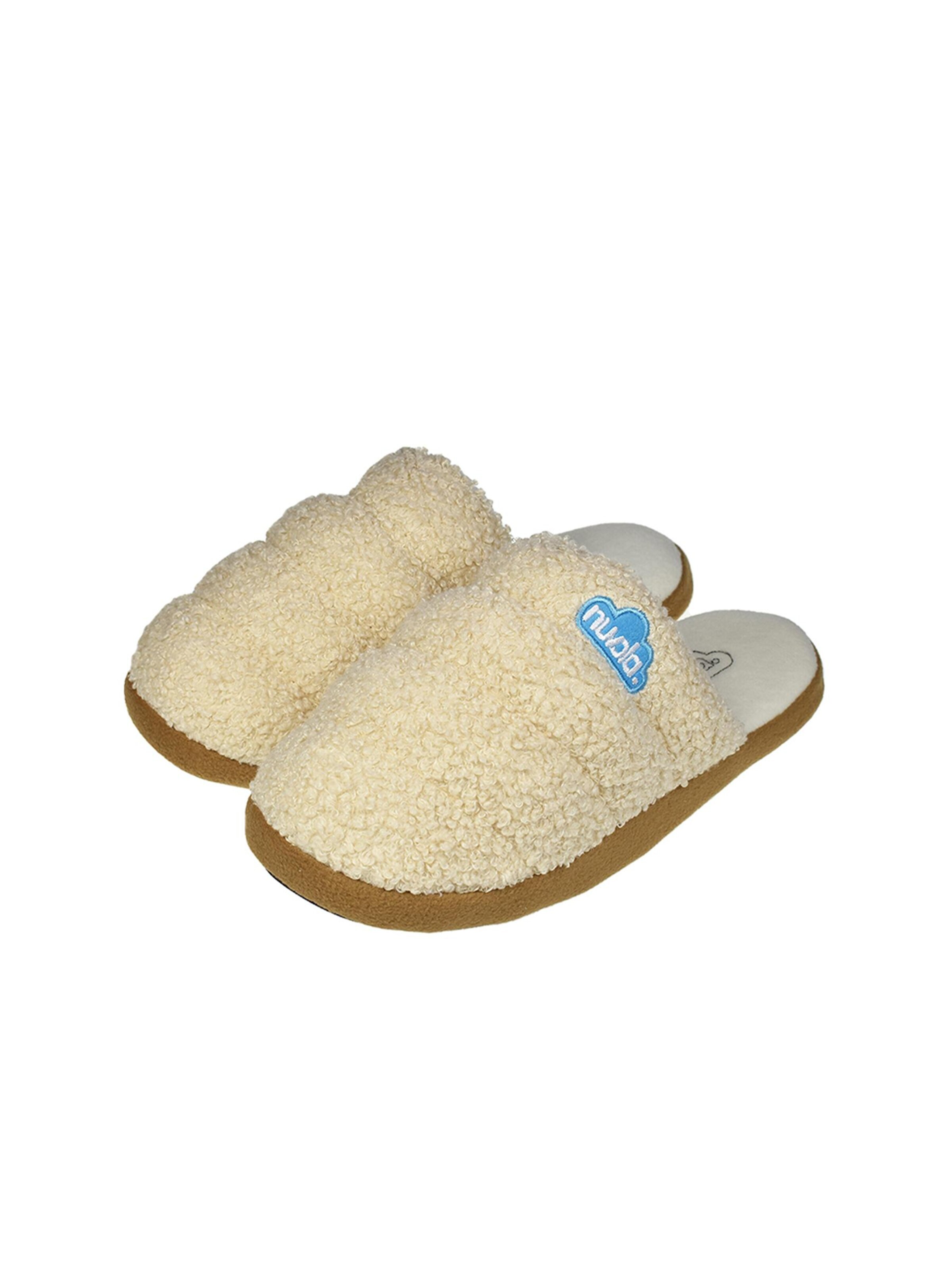 Nuvola. - Pantufa 'Zueco Sheep' em bege