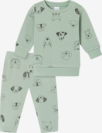 SCHIESSER Nachtkledij in Groen: voorkant