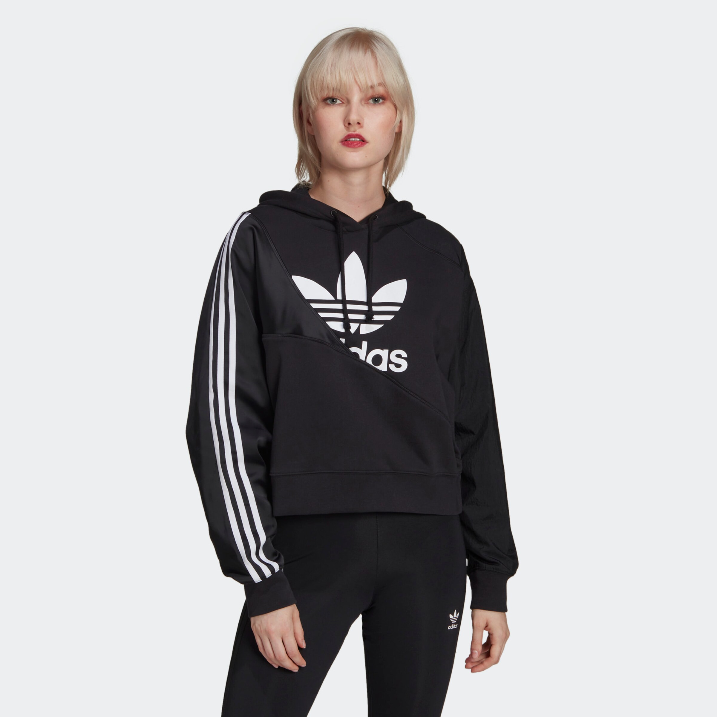 Frauen Sweat ADIDAS ORIGINALS Sweatshirt in Schwarz - TI50298 Frauen Sweat ADIDAS ORIGINALS Sweatshirt in Schwarz - TI50298