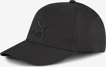 PUMA - Gorra deportiva en negro: frente