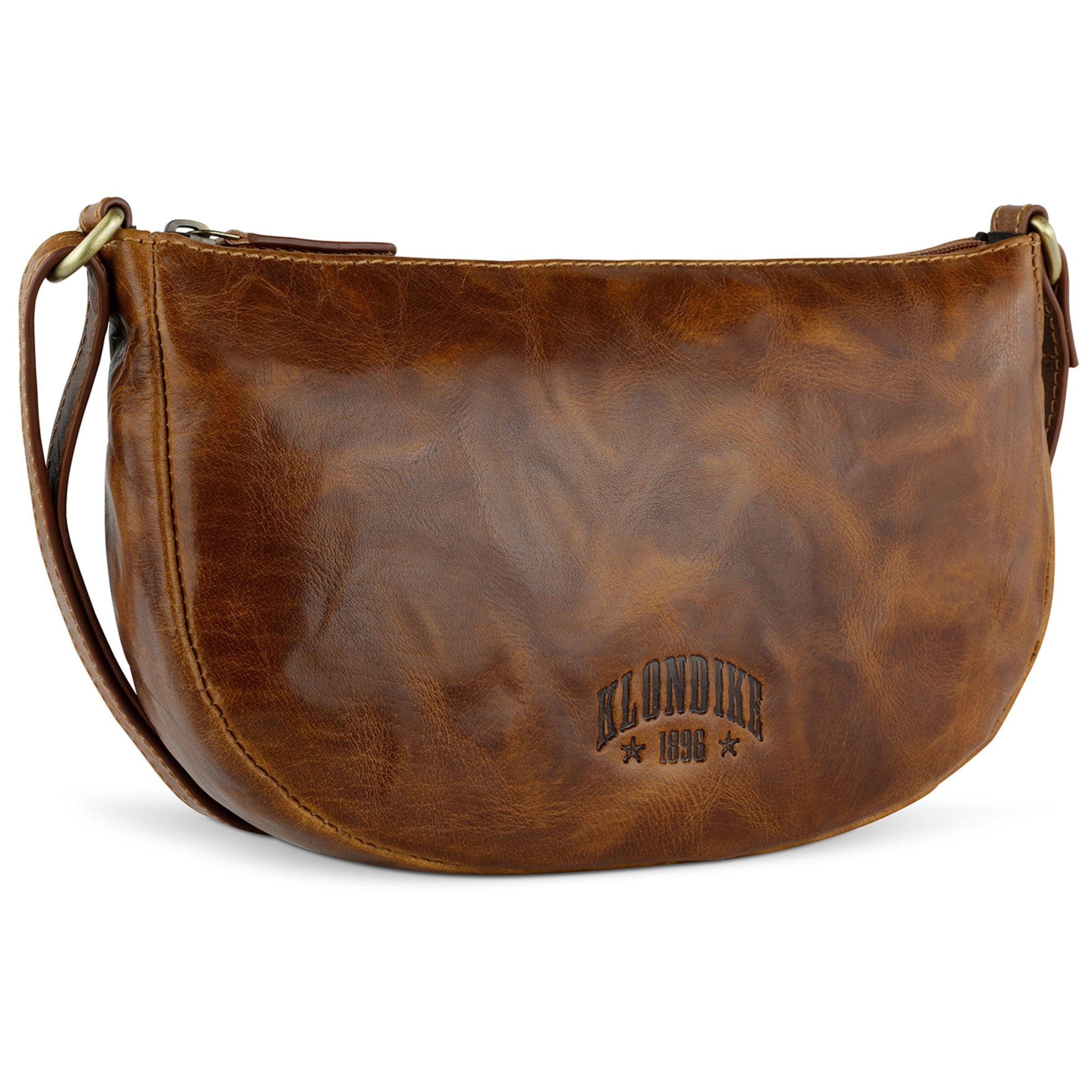 Borsa a spalla 'Mountain' di KLONDIKE 1896 in marrone