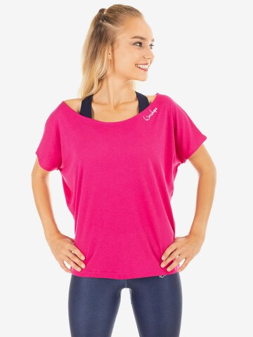 T-shirt fonctionnel 'MCT002' Winshape en rose : devant