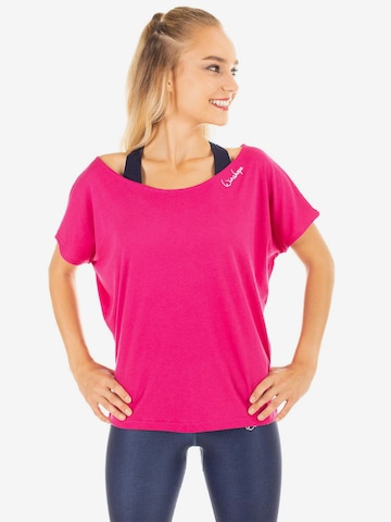 Winshape Λειτουργικό μπλουζάκι 'MCT002' σε ροζ: μπροστά