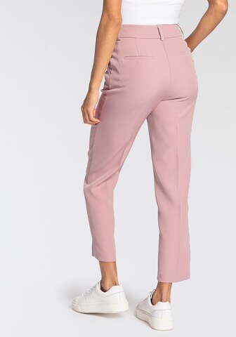 LAURA SCOTT Regular Pleated Pants in Pink