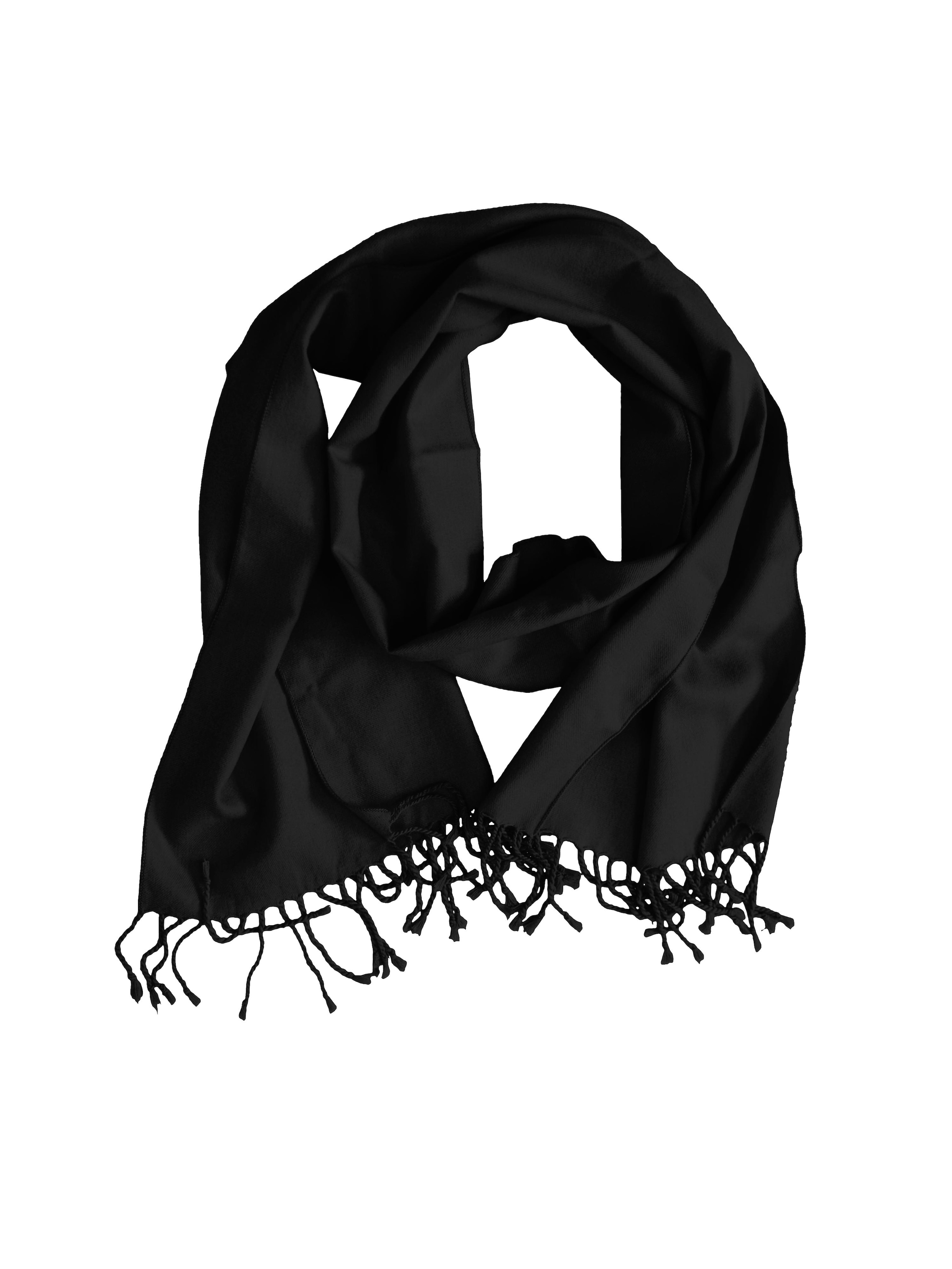 Posh Gear Scarf 'Cordeseta' in Black