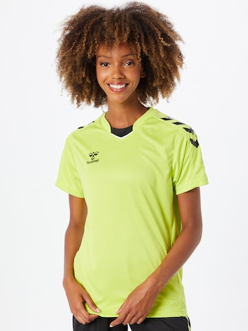 HummelTehnička sportska majica - zelena boja: prednji dio