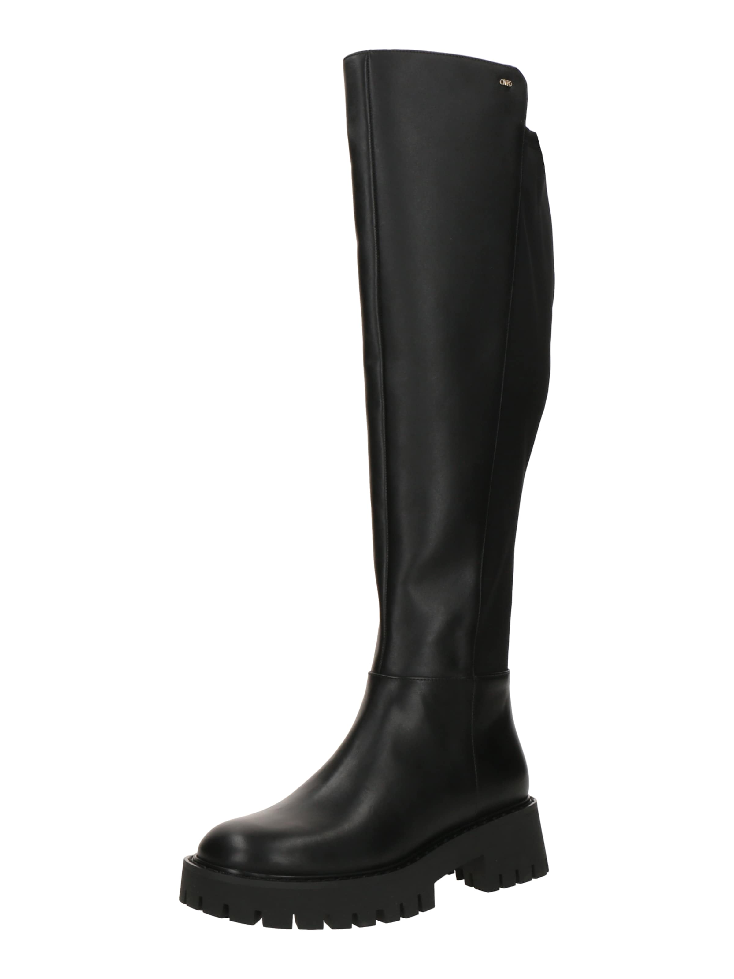 MICHAEL Michael Kors Μπότες overknee 'ASHER' σε μαύρο: μπροστά