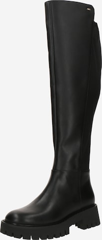 MICHAEL Michael KorsČizme iznad koljena 'ASHER' - crna boja: prednji dio