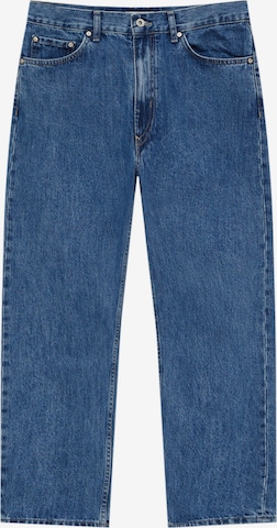 Pull&Bear Loosefit Jeans in Blauw: voorkant