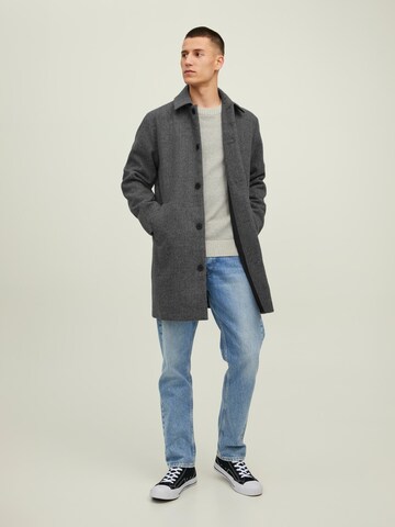 JACK & JONES Between-Seasons Coat 'Toby' in Grey