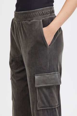 Oxmo Regular Cargo Pants 'Mitala' in Grey