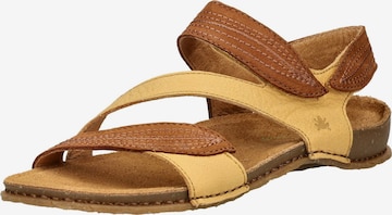 Sandales EL NATURALISTA en jaune : devant