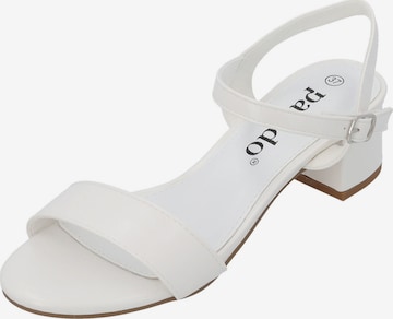 Palado Sandals 'Palado Cinv' in White: front