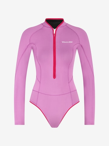 WALLIEN Neoprenanzug 'Horizonia Yulex®' in Pink: Vorderseite