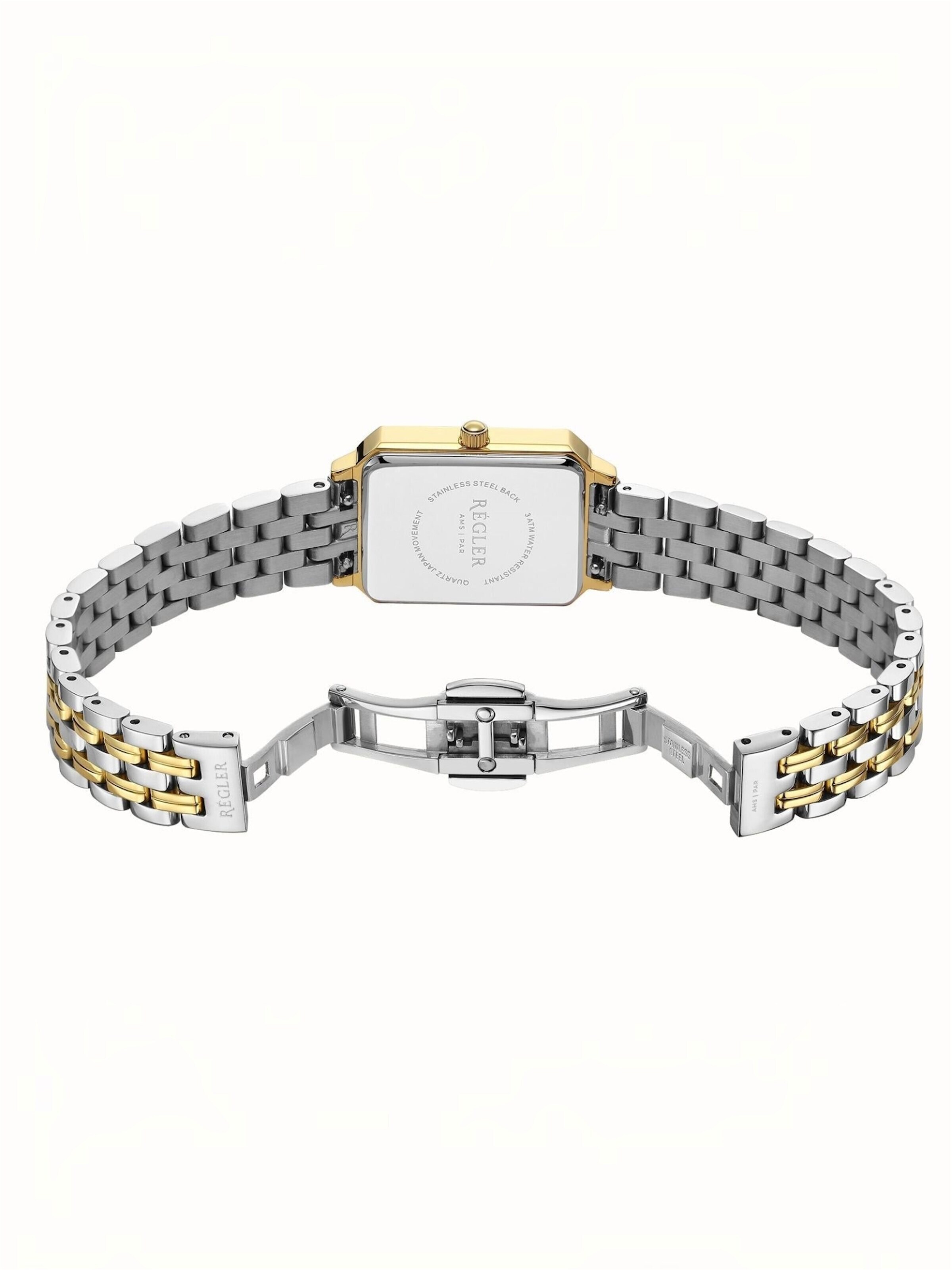 Régler Analoguhr 'Élégance Pearl Edition Gold & Silver - Pearl Mocha'‌‌‌ in Braun