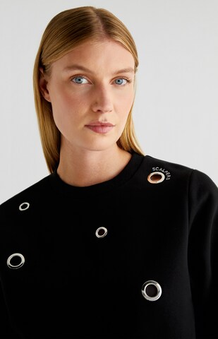 Scalpers Sweatshirt 'Eyelet' in Schwarz