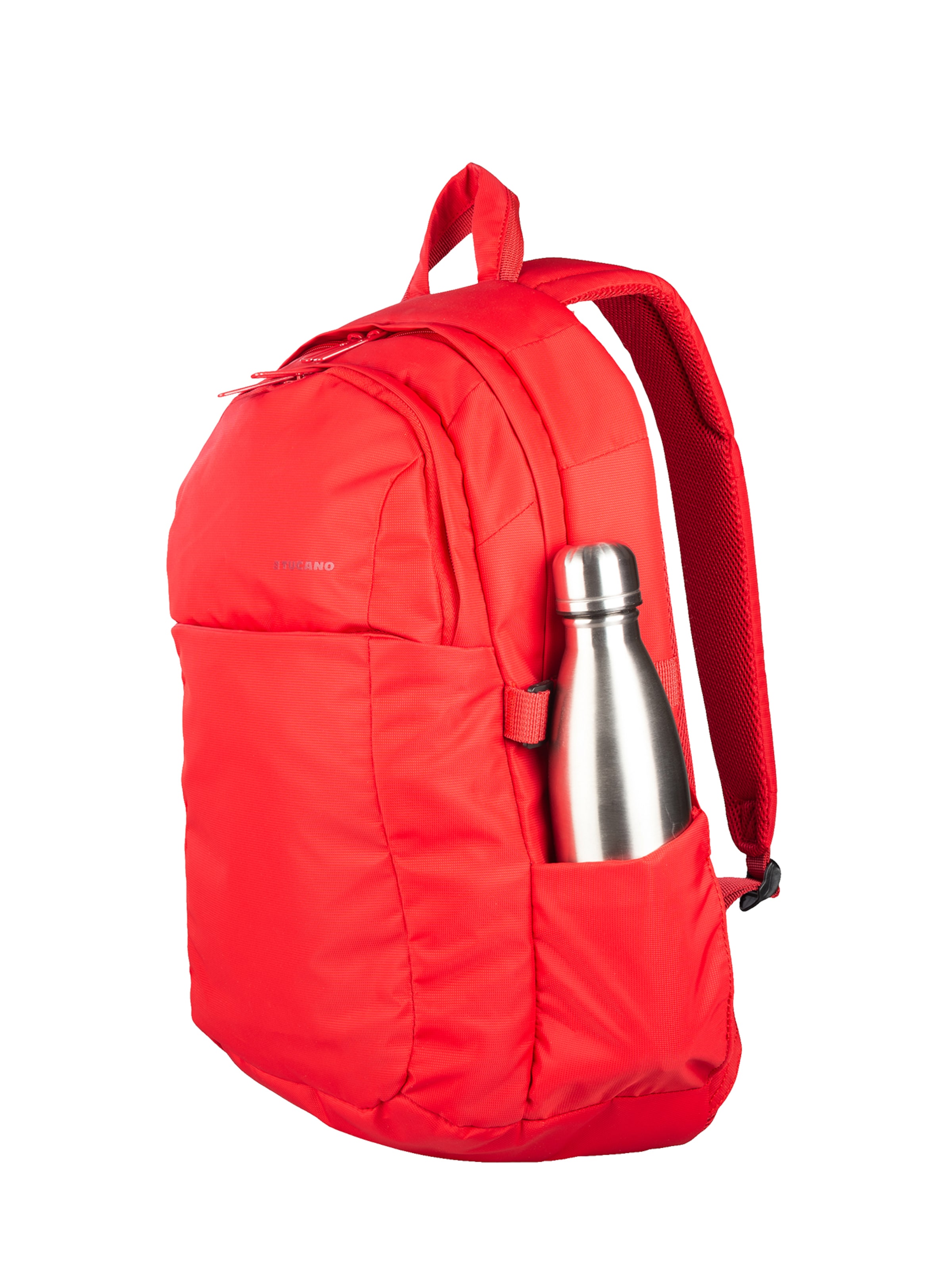 Zaino 'Zaino Unisex Nylon con Zip - 31x46,5x17 cm' di TUCANO in rosso