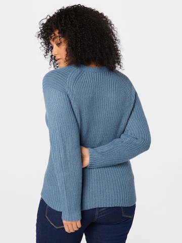 ONLY Carmakoma Sweater 'Elyssa' in Blue