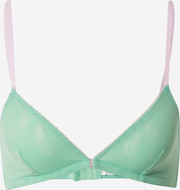 BeckSöndergaard Triangle Bra 'Willow' in Green: front