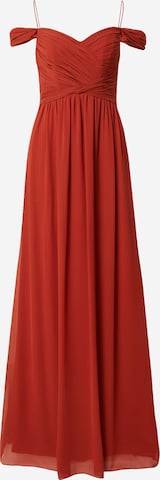 STAR NIGHT Evening Dress in Brown: front