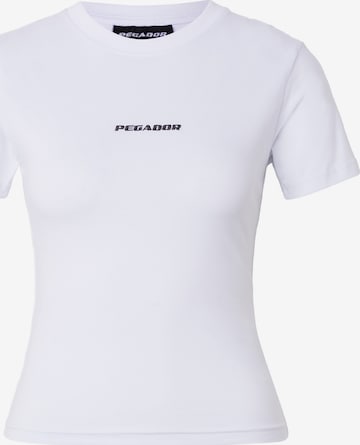 Pegador - Camiseta 'Yona' en blanco: frente