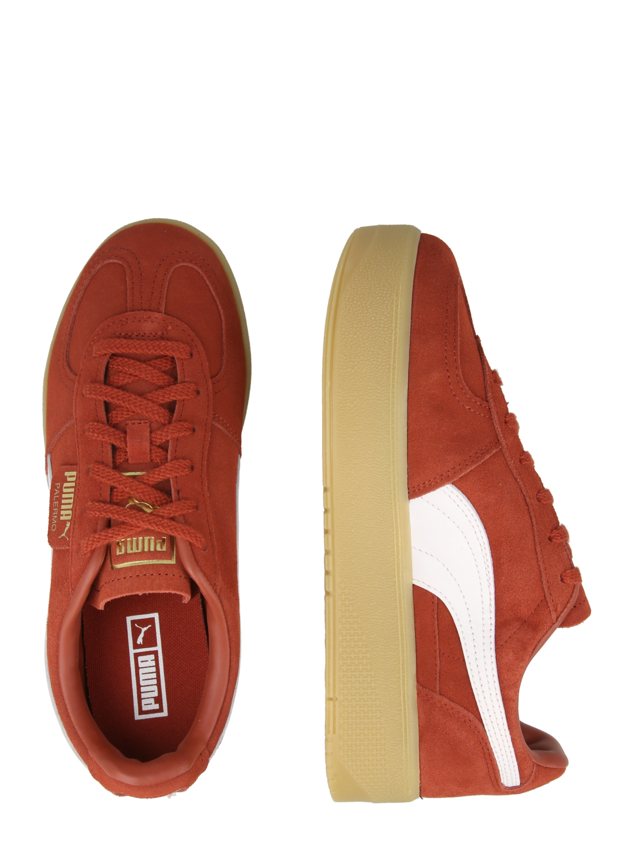 Baskets basses 'Palermo Elevata' PUMA en rouge