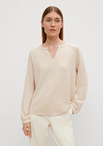 COMMA Blouse in Beige: voorkant