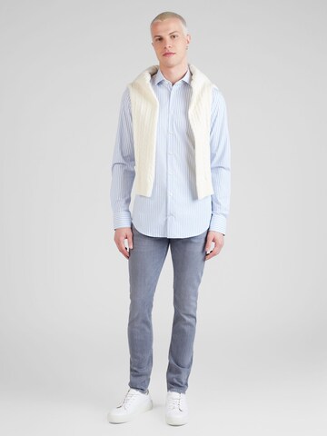 Tommy Hilfiger Tailored Slim Fit Hemd 'CLASSIC' in Blau