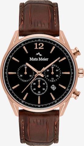 Mats Meier Analog Watch in Brown: front