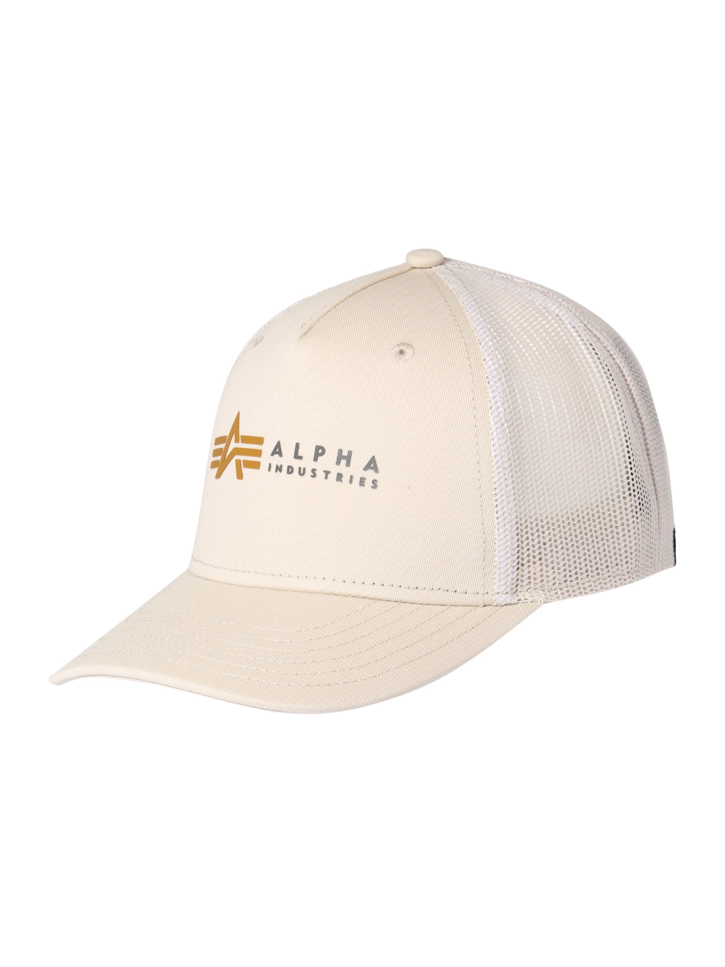ALPHA INDUSTRIES Cap in Beige: front