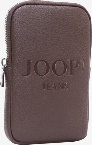 JOOP! Jeans Smartphonehoesje 'Lettera Bianca' in Bruin
