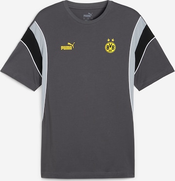T-Shirt fonctionnel 'BVB FtblArchive' PUMA en gris : devant
