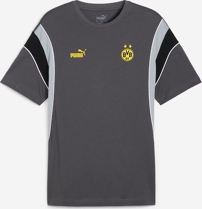 PUMA T-Shirt fonctionnel 'BVB FtblArchive' en jaune / gris foncé / noir, Vue avec produit