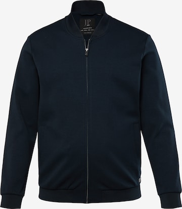 JP1880 Sweatjacke in Blau: Vorderseite